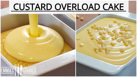 CUSTARD CAKE RECIPE! Creamy Vanilla Custard Cake - YouTube