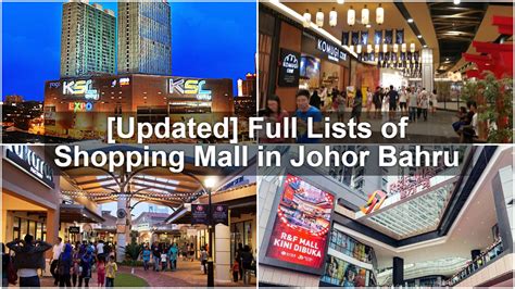 [2019 Updated] Full Lists of Shopping Mall in Johor Bahru