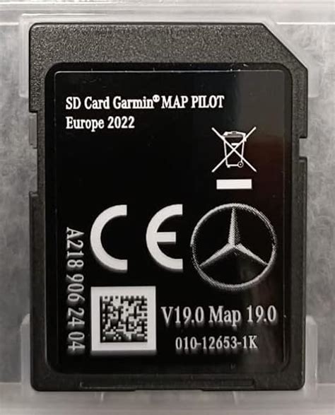 Carte SD Navigation GPS Europe 2022 Compatible avec Mercedes Garmin Map Pilot - STAR1 - v19 ...