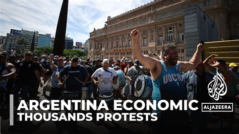 Argentina economic turmoil: Thousands protest planned reforms by ...