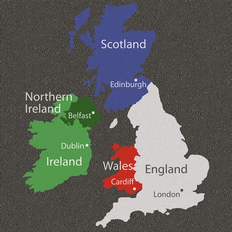 British Isles Map - Playground Markings Direct