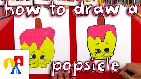 How To Draw A Popsicle Shopkins - YouTube