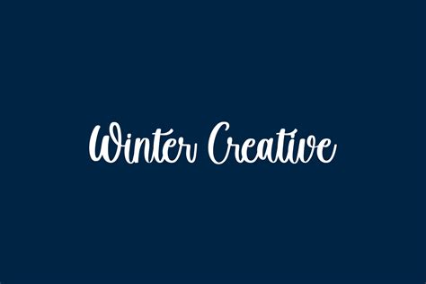 Winter Creative | Fonts Shmonts