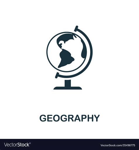 Geography icon symbol creative sign from Vector Image