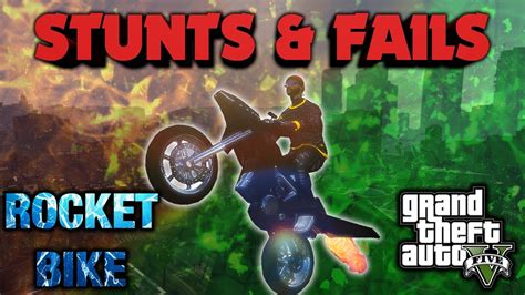 GTA 5 Online - Rocket Bike Stunts & Fails 1 (German/Deutsch) - YouTube