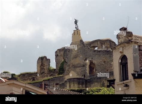 NETHERLANDS; SOUTH LIMBURG; VALKENBURG. CASTLE RUINS Stock Photo - Alamy