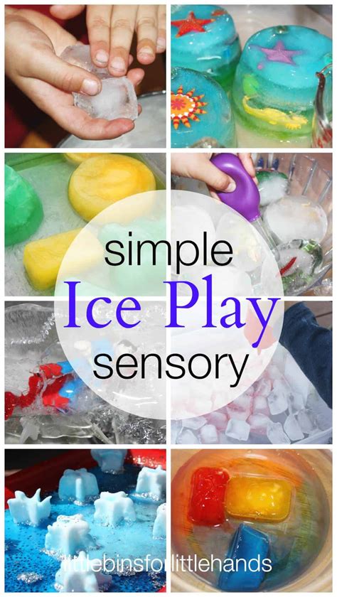 Ice Play Simple Sensory Activities | Little Bins for Little Hands