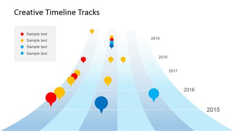 Creative Timeline Tracks PowerPoint Template - SlideModel