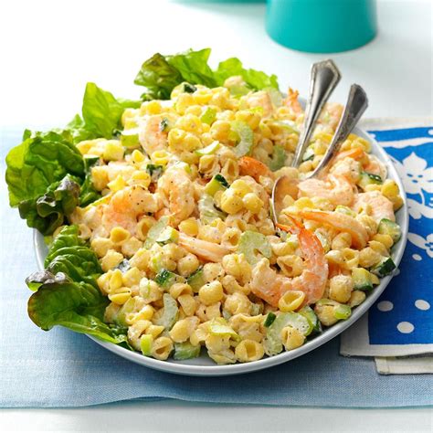 Chilled Shrimp Pasta Salad Recipe | Taste of Home