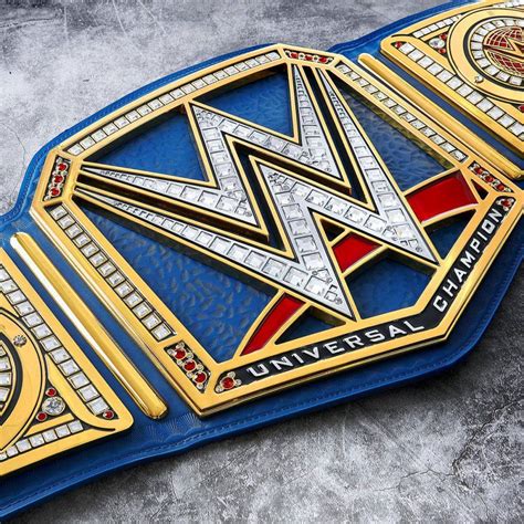 WWE Universal Championship Blue Title Belt | FighterXFashion.com