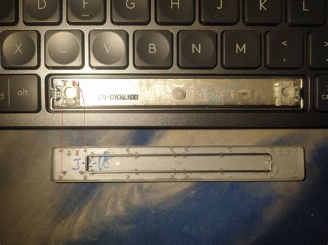 keyboard - How to reassemble space bar (logitech mx keys | scissors ...