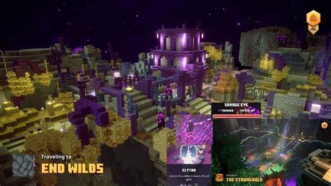 Going into the END WILDS and the STRONGHOLD! In Minecraft Dungeons. - YouTube