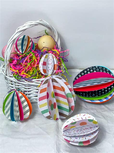 Easy Easter Egg Paper Craft For Kids * Color Me Crafty