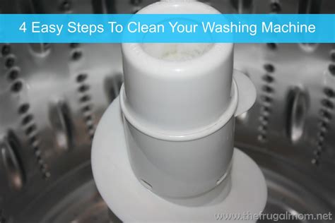 4 Easy Steps to Clean Your Washing Machine #DIY