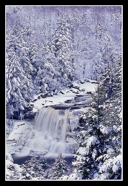 Blackwater Falls Winter by Joseph Rossbach(www.josephrossbach.com), via Flickr | Blackwater ...