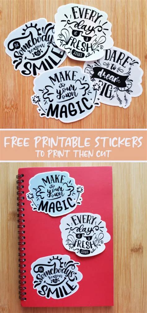 How to Print then Cut Stickers on Cricut * Moms and Crafters