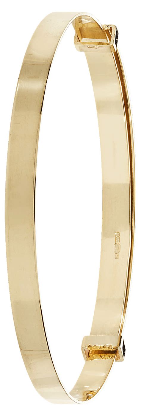 9ct Gold Expandable Baby Bangle