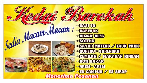 Contoh Spanduk Warung Makanan Ringan - IMAGESEE