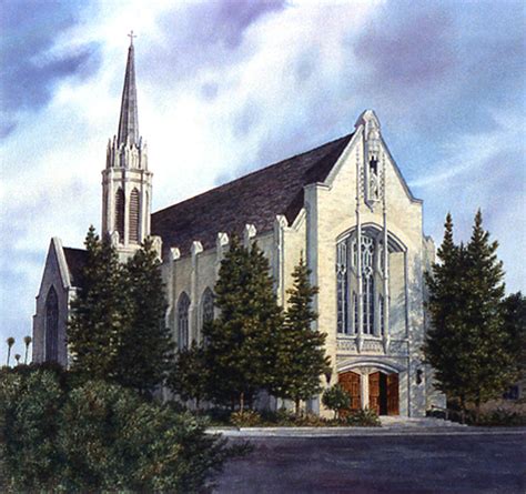 St. Brendan Church Painting by Tom Wooldridge