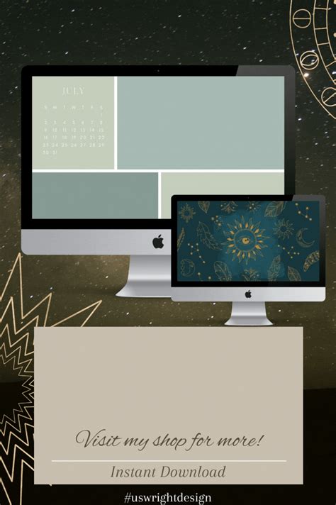 2022 2023 Green Minimalist Desktop Wallpaper Organizer - Etsy | Cute computer backgrounds ...