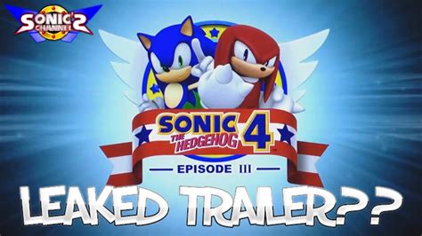 SC: (April Fools) Sonic 4: Episode 3 Leaked Trailer!? - YouTube