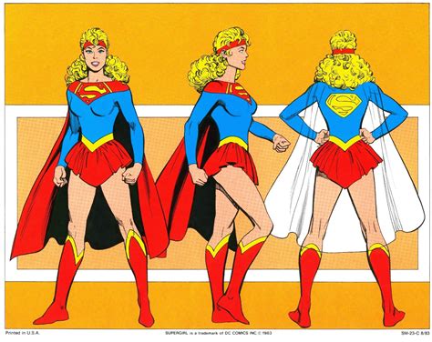 DC Comics of the 1980s: 1982 - Supergirl Style Guides by Jose Luis Garcia Lopez