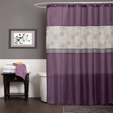 Shower Curtains | Purple bathroom decor, Gray bathroom decor, Purple shower curtain