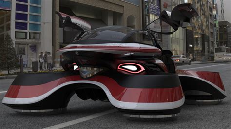 Lazzarini Design Creates a Retro Hover Car Concept | Automobile Magazine