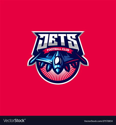 Jets logo design Royalty Free Vector Image - VectorStock