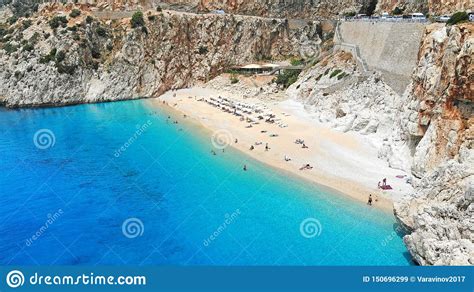 Aerial. Kaputas Beach - it is One of the Bays of Antalya, Turkey ...