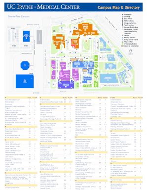 Uci Medical Center Map - Fill and Sign Printable Template Online