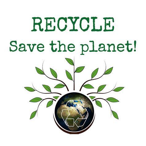 Recycle - Save the planet | Templates | Stencil