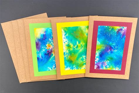 Watercolor Note Cards Set of 3 Handmade Blank Note Cards | Etsy | Blank ...