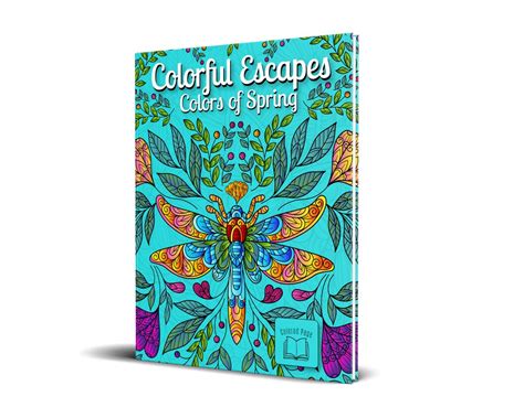 Colors of Spring, Coloring Book, Floral Coloring, Printable Coloring Book, Custom Coloring Book ...