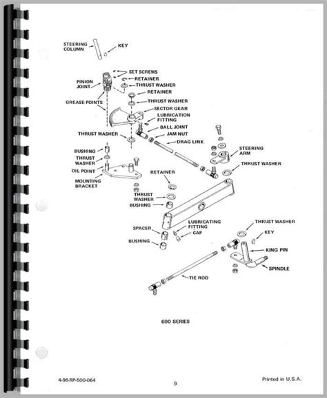 Case 446 Lawn & Garden Tractor Service Manual