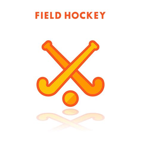 Field Hockey icon isolated on white 5195050 Vector Art at Vecteezy