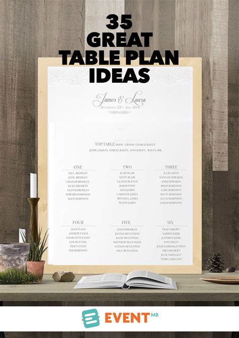 35 Great Table Plan Ideas | How to plan, Table plans, Event trends