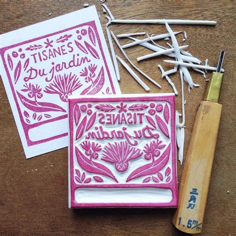 Linogravure : fabriquez vos propres tampons – Le blog Scrapmalin