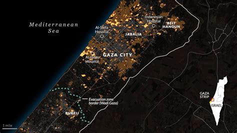 A third of Gaza City has been damaged after a month of bombardments ...