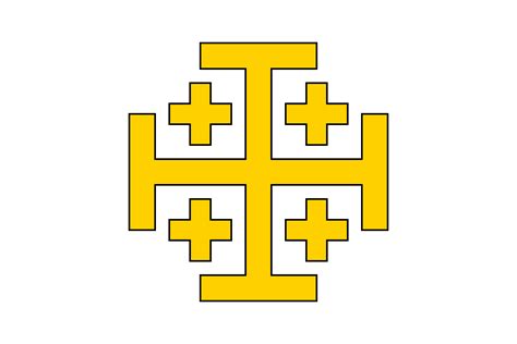 Flag of the Latin Kingdom of Jerusalem : r/vexillology