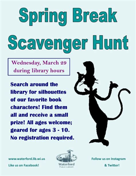 Spring Break Scavenger Hunt