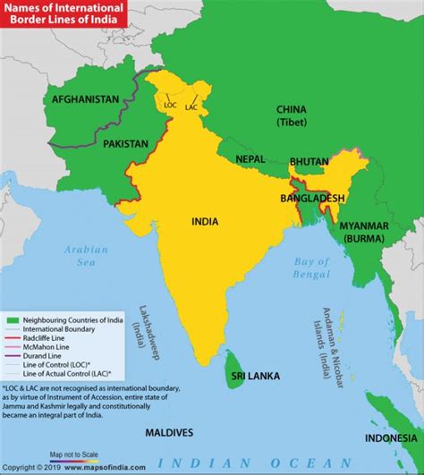 The International Border Lines of India - Education Blogs