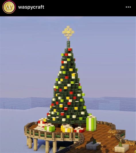 christmas tree | Minecraft crafts, Minecraft decorations, Diy minecraft