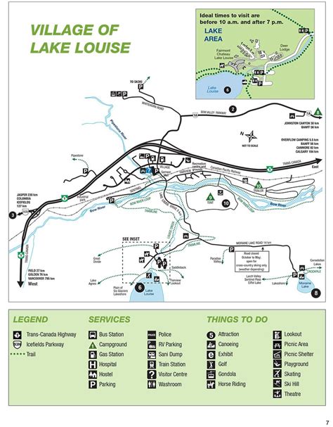 Lake Louise Village Map - Island Maps