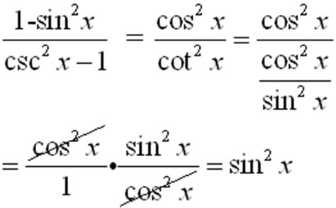 Trigonometric Identities Prove Problem