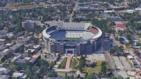 Google Earth view of Bryant-Denny Stadium - YouTube