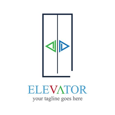 Lift and elevator logo design minimal logotype vector template 27187826 ...