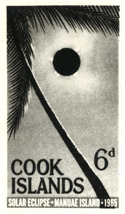 Stamp Postage: Cook Island Solar Eclipse 1965 | The ancient … | Flickr