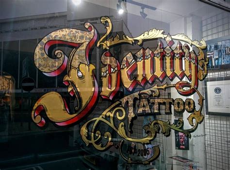 SHOWCASE OF GOLD LEAF LETTERING ON GLASS | Gold leaf, Gold leaf signs, Victorian lettering