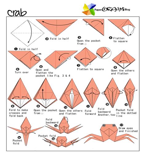 Traditional Origami: Crab | Paper Origami Guide